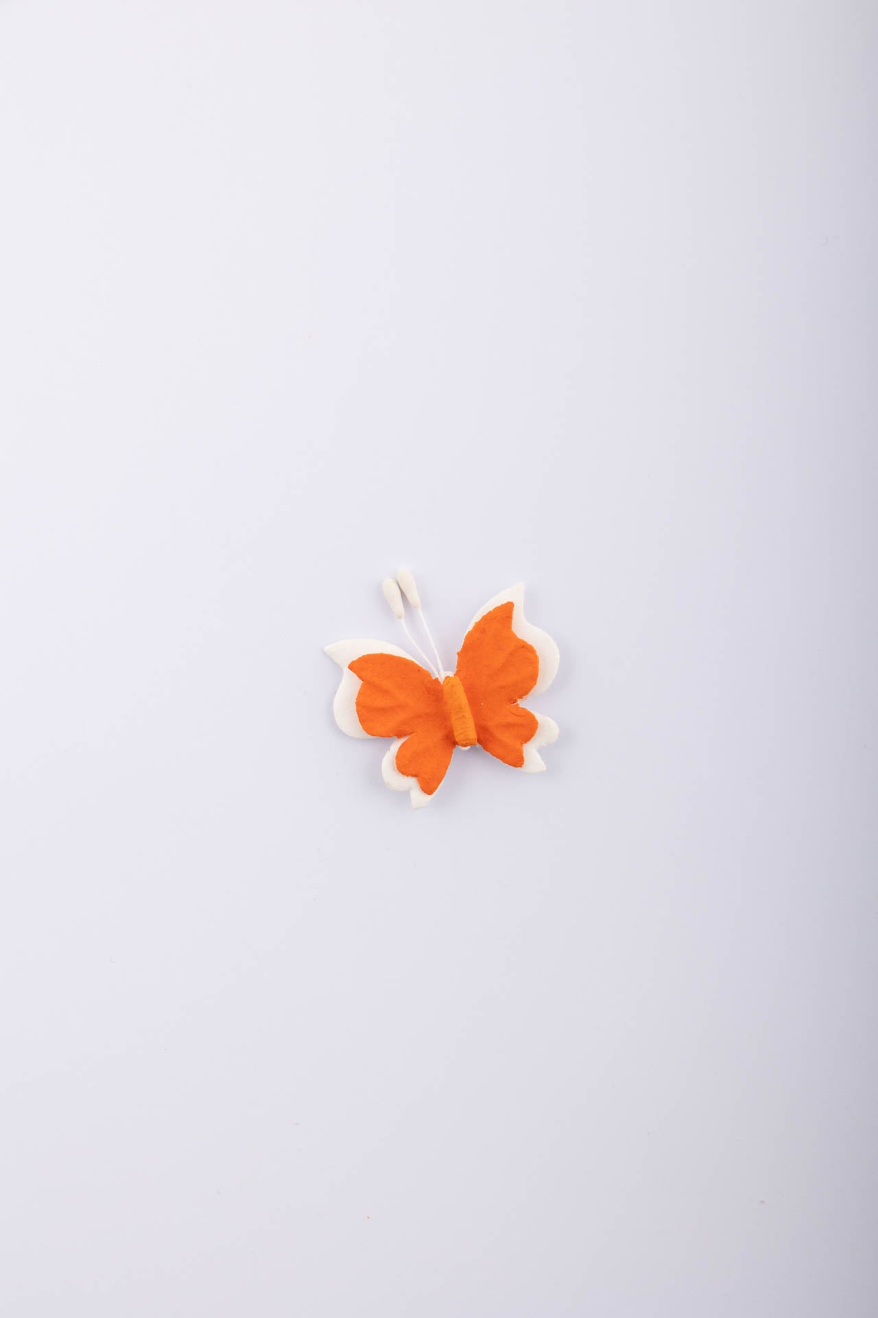 Farfalla adesiva arancione