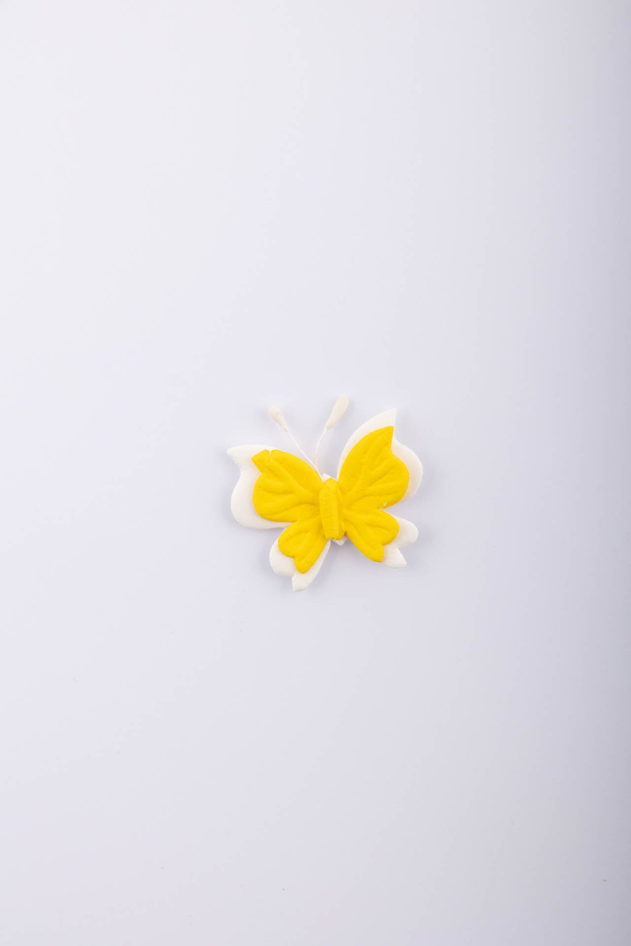 Farfalla adesiva gialla