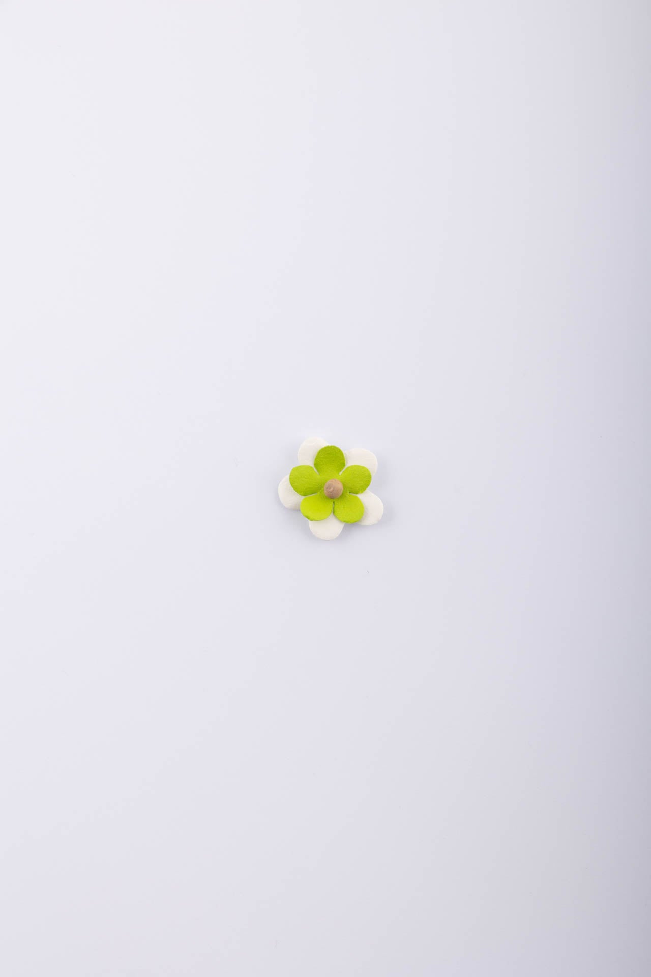 Fiore adesivo verde
