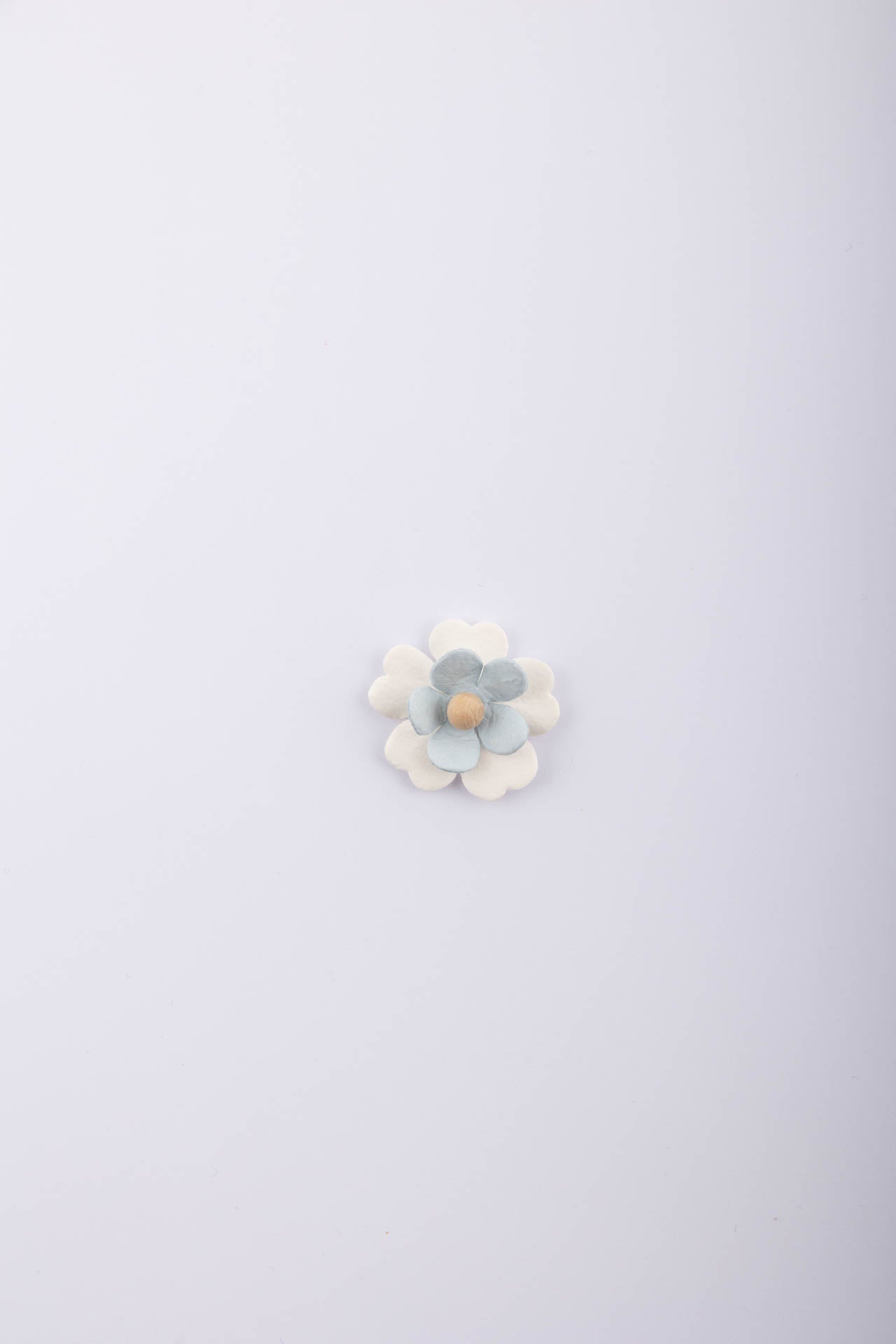 Fiore adesivo azzurra