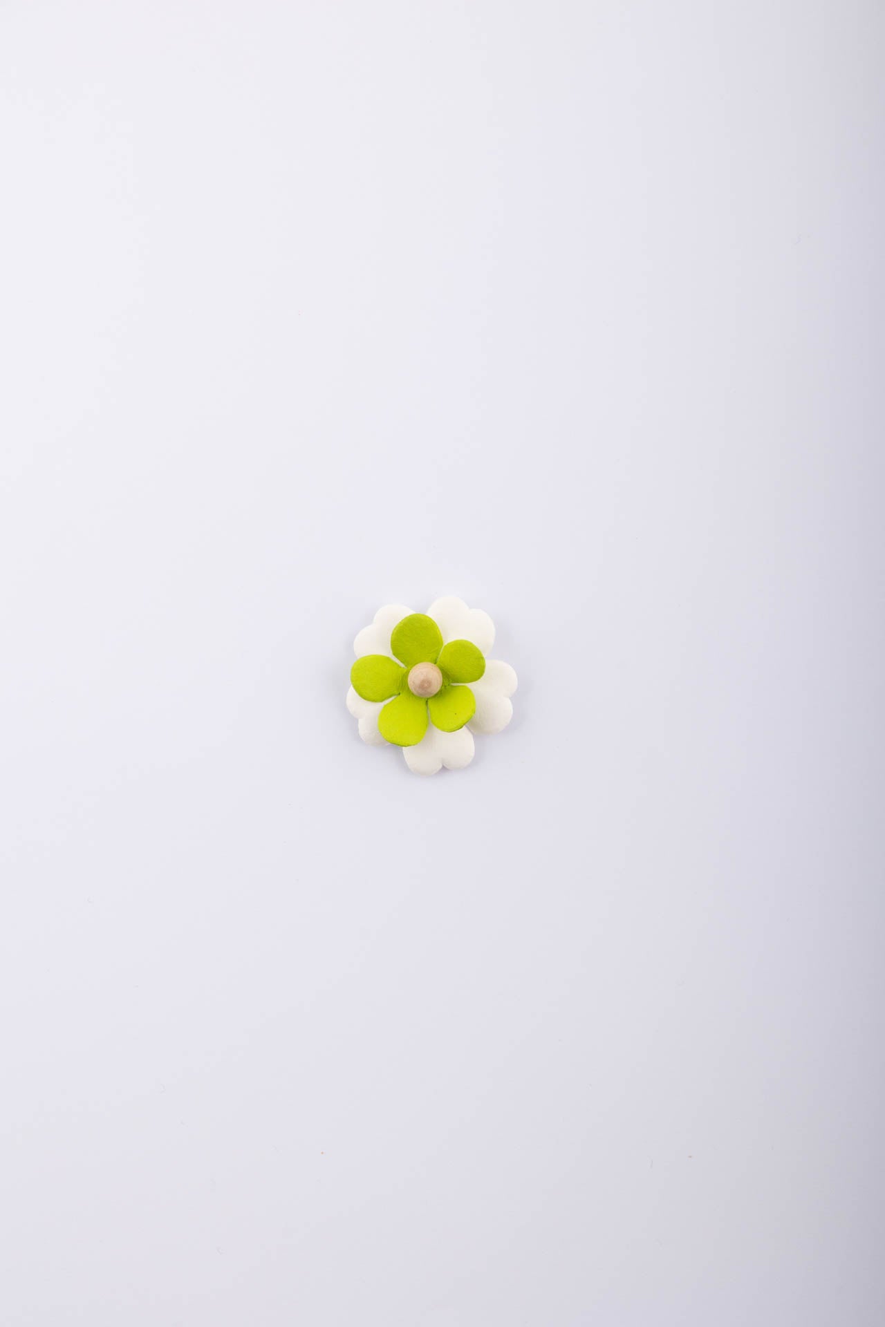 Fiore adesivo verde