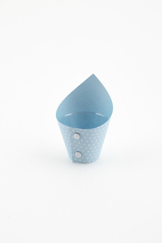 Cono confettata piccolo azzurro