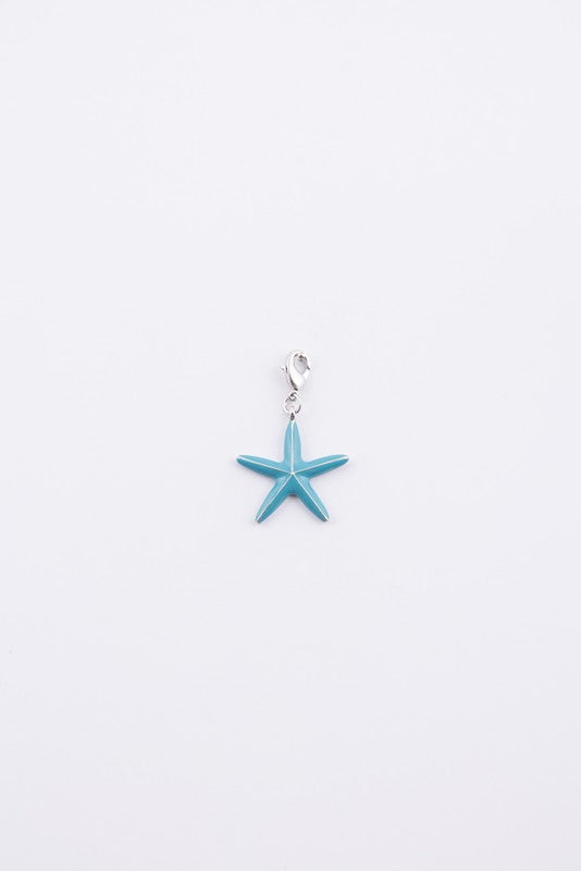 Charm stella marina azzurra