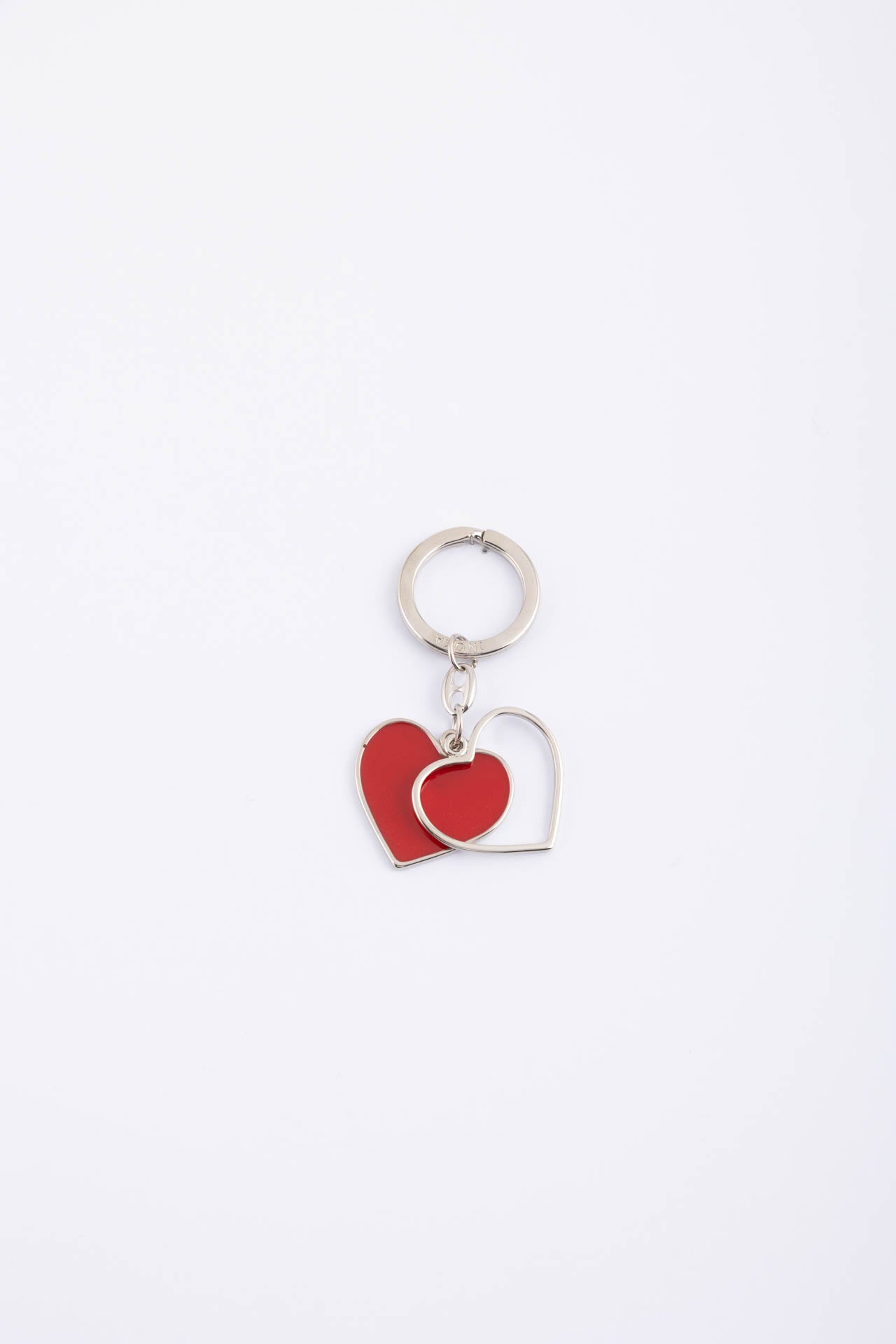 Portachiavi doppio cuore