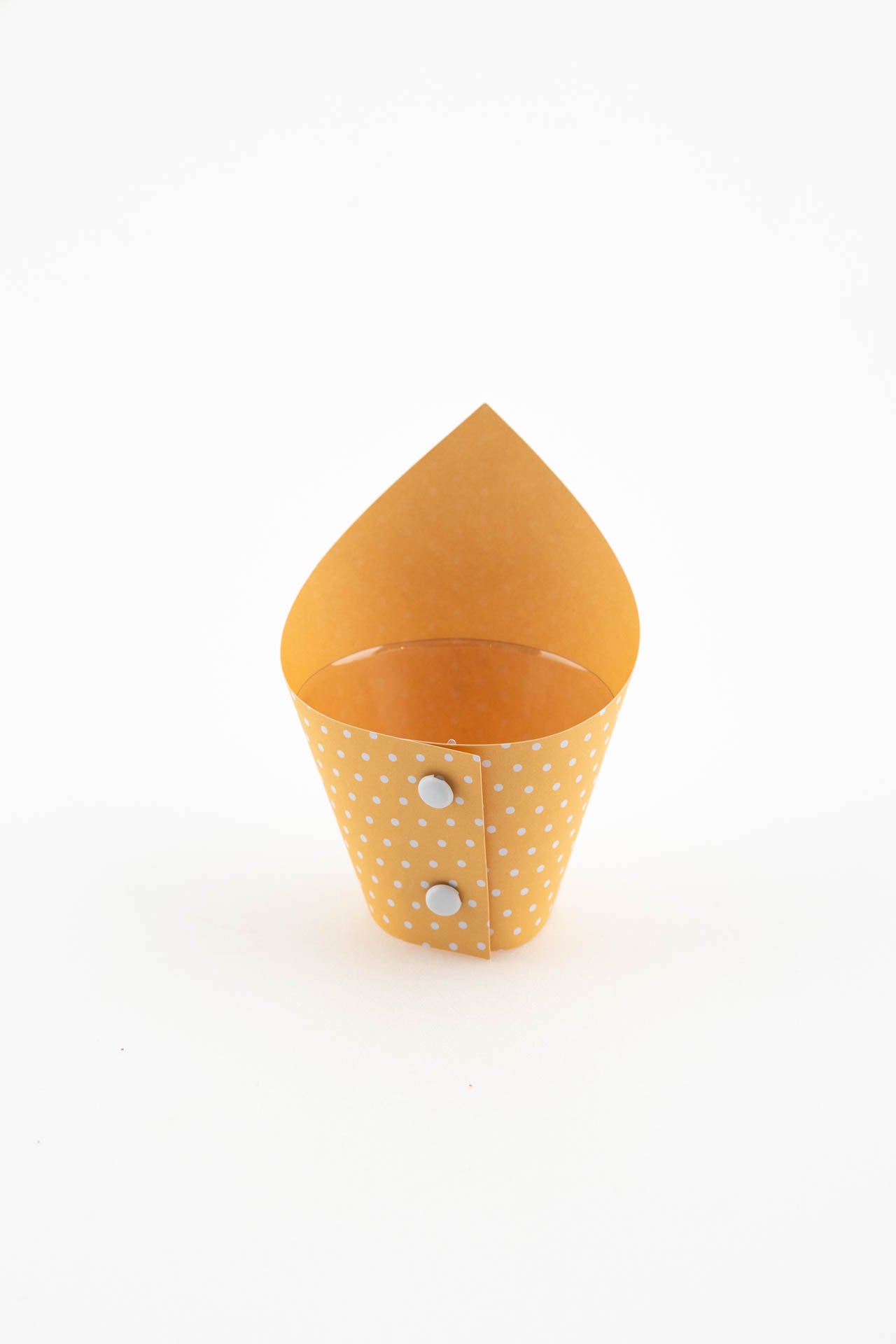 Cono confettata piccolo arancio