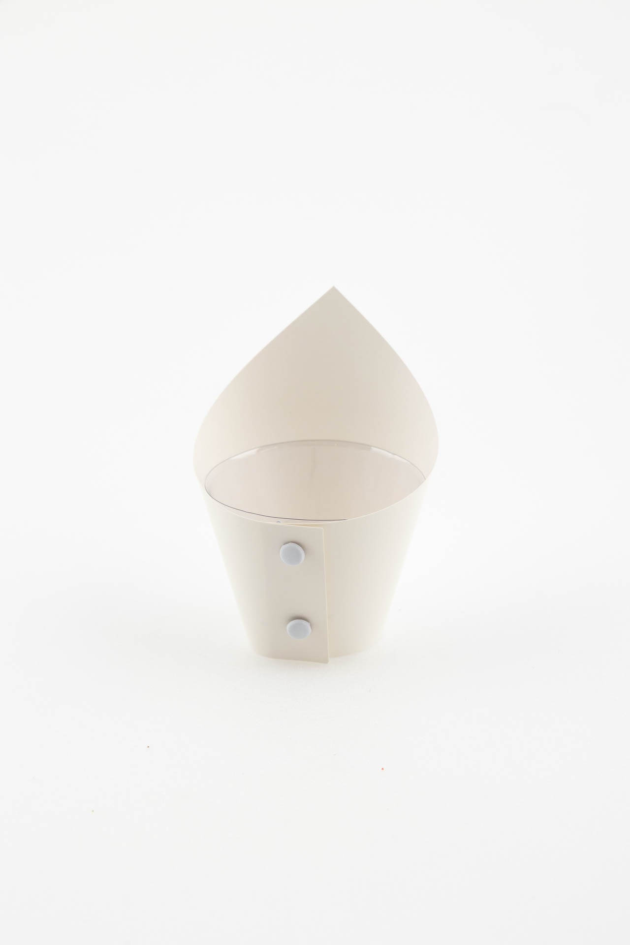 Cono confettata piccolo bianco