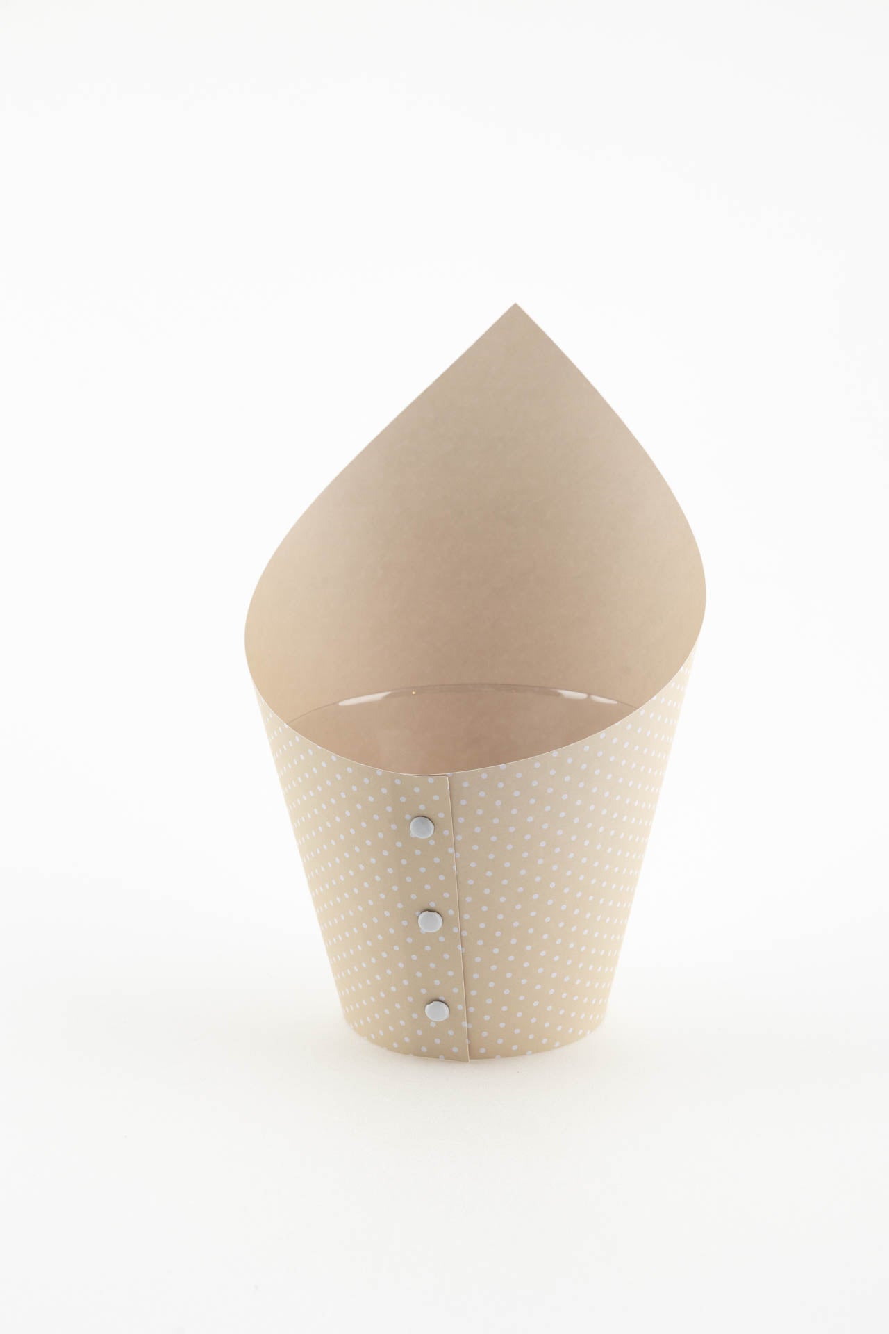 Cono confettata grande avorio