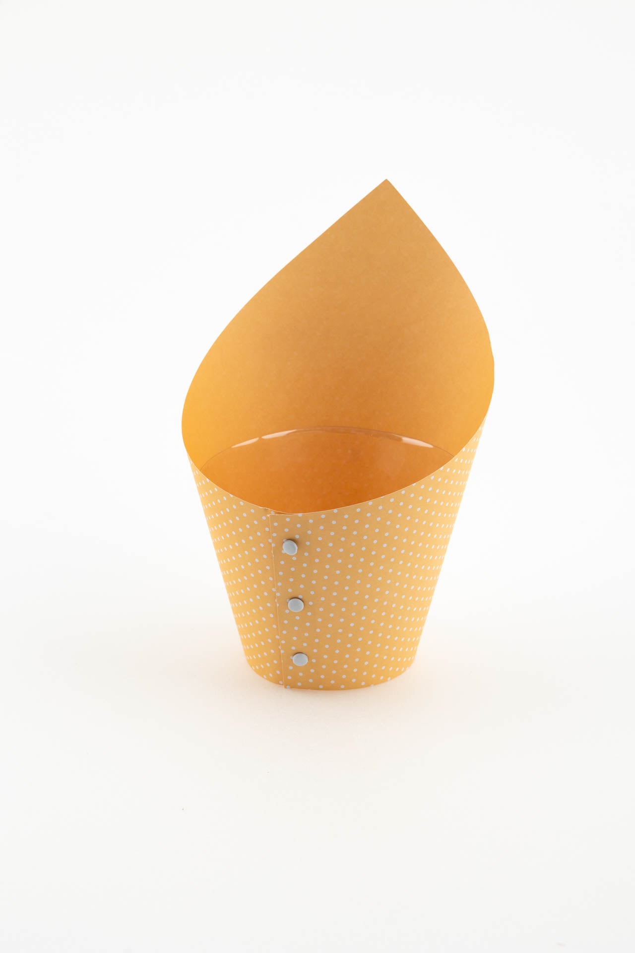 Cono confettata grande arancio