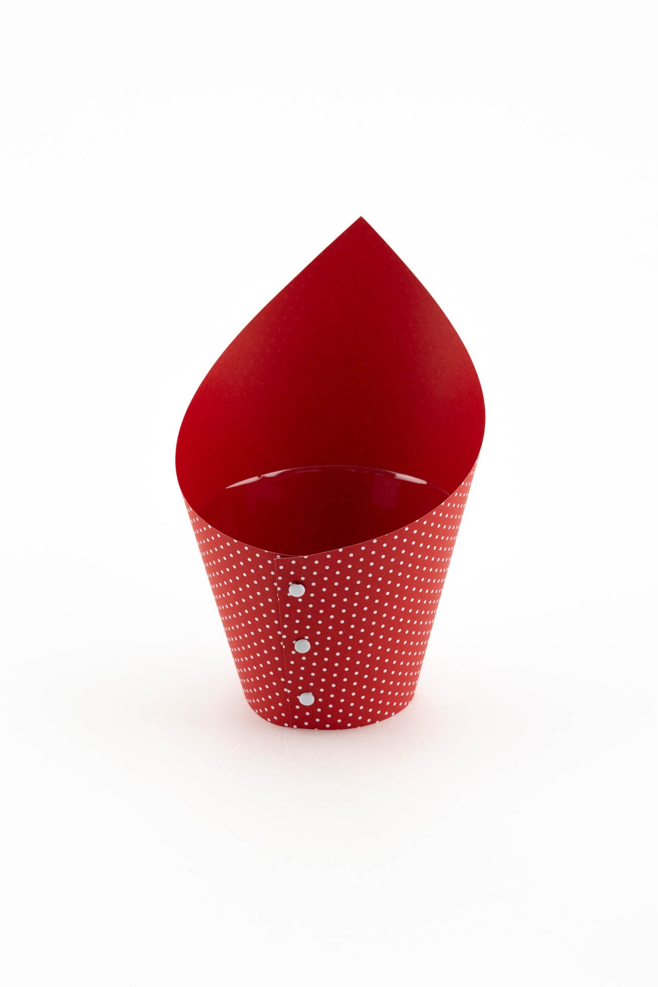 Cono confettata grande rosso