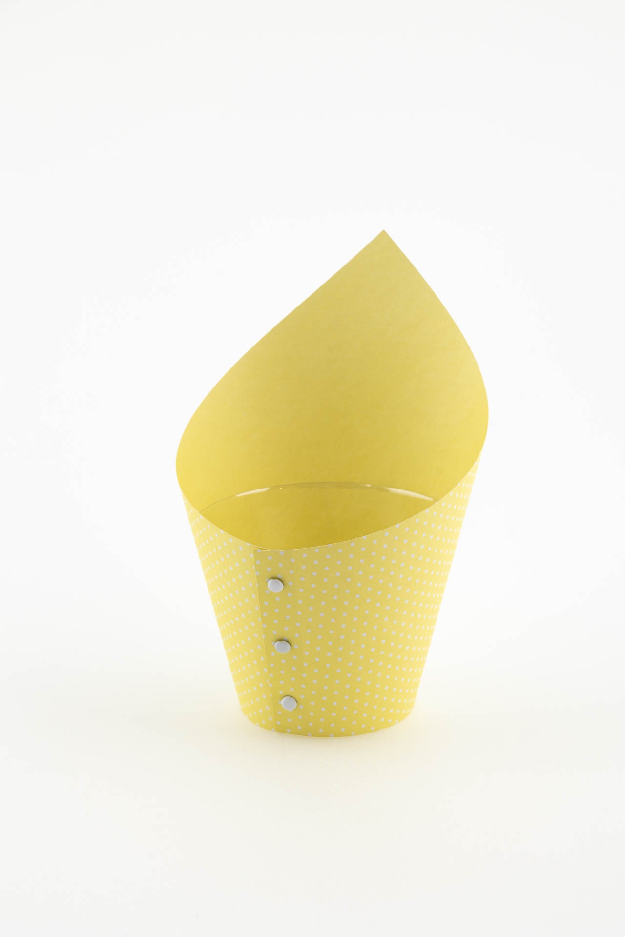 Cono confettata grande giallo