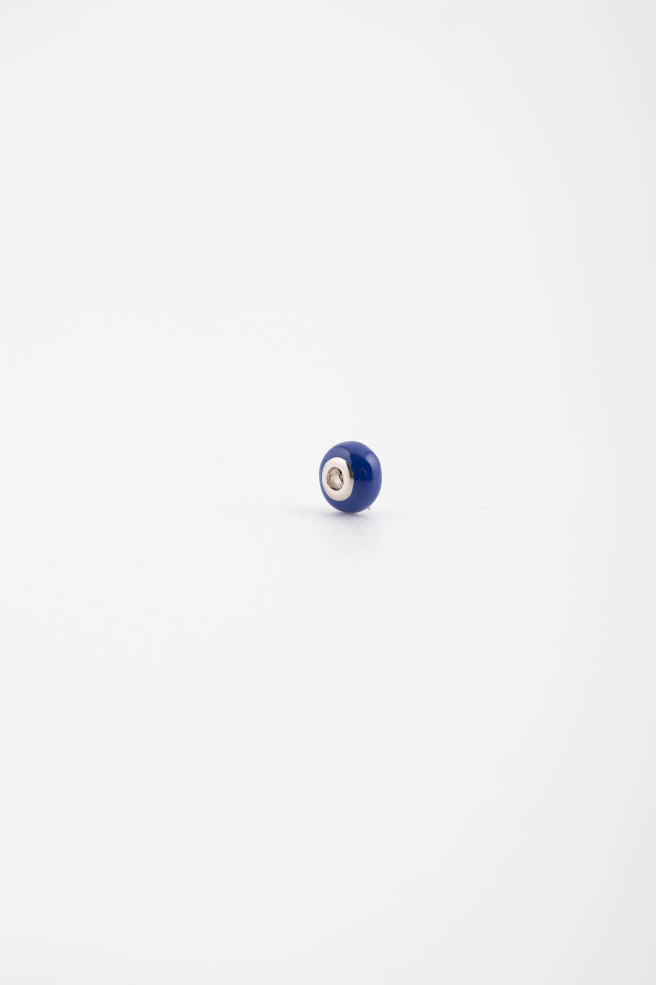 Charm acciaio blu