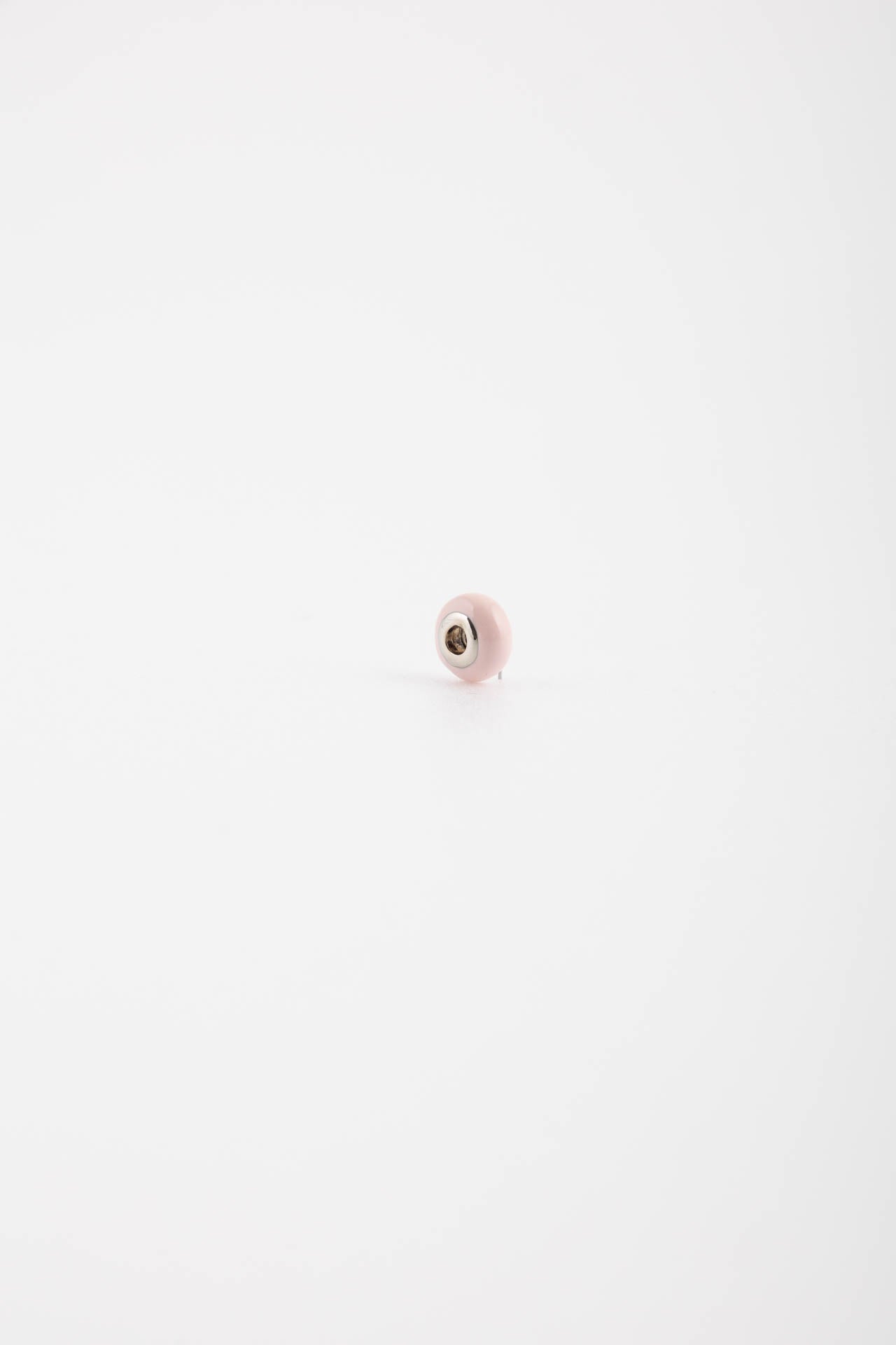 Charm acciaio rosa
