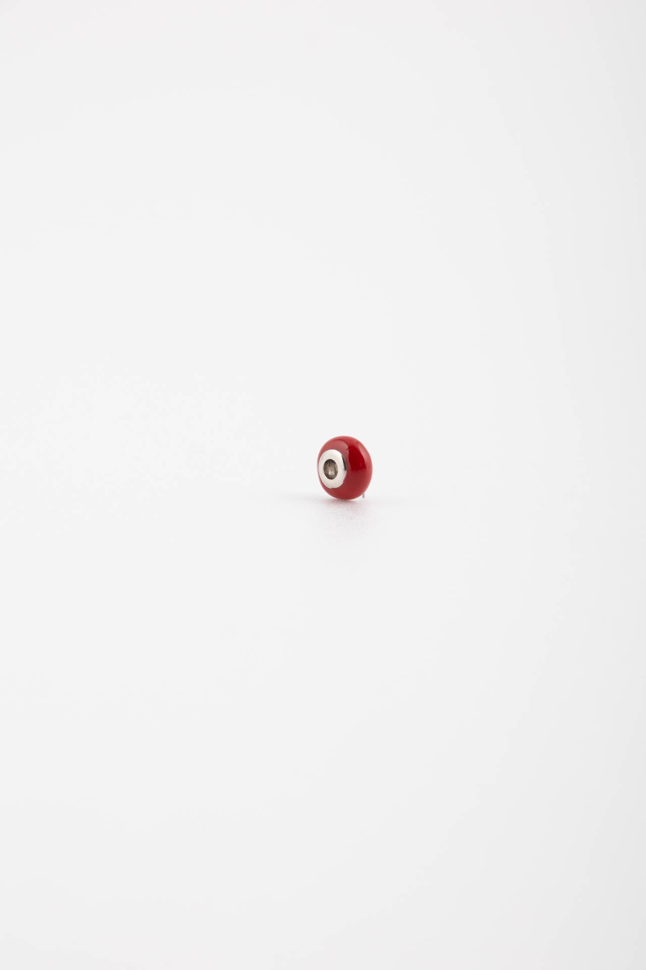 Charm acciaio rosso